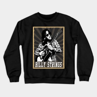 80s Style Billy Strings Crewneck Sweatshirt